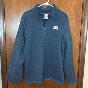 The North Face Men's Blue Half-Zip Sweater | Size Large | Like New